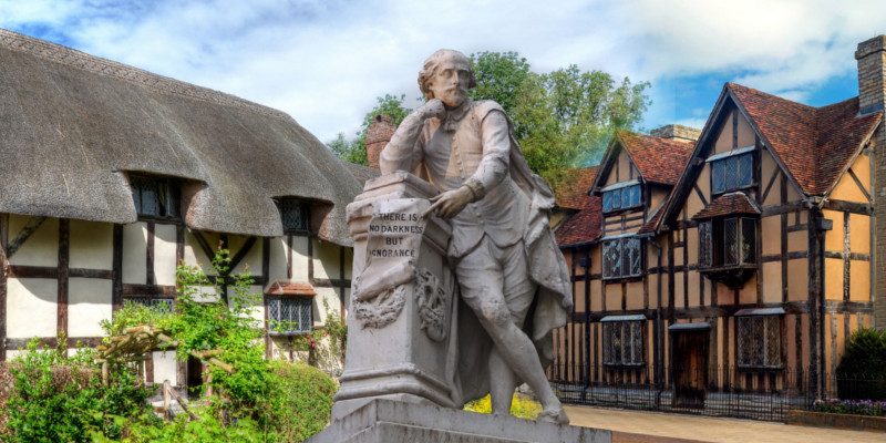 7-day tour of England, Shakespeare