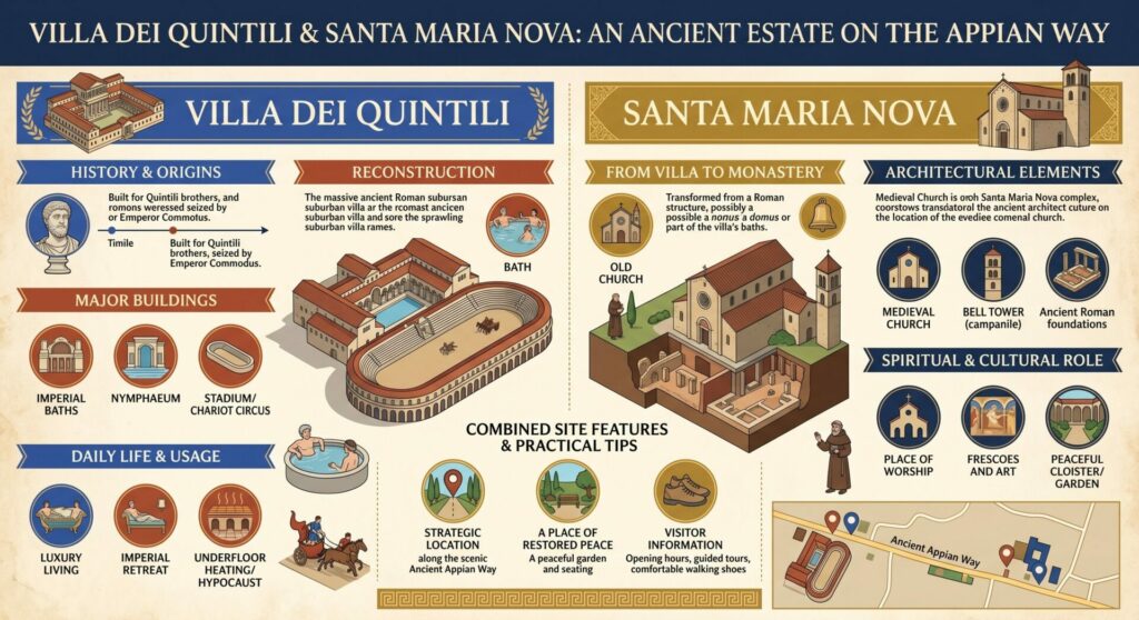 Villa dei Quintili e Santa Maria Nova